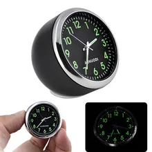 Mini clock in car Luminova Mechanics Quartz Clock Mini car Watch Digital car clock automobile clock