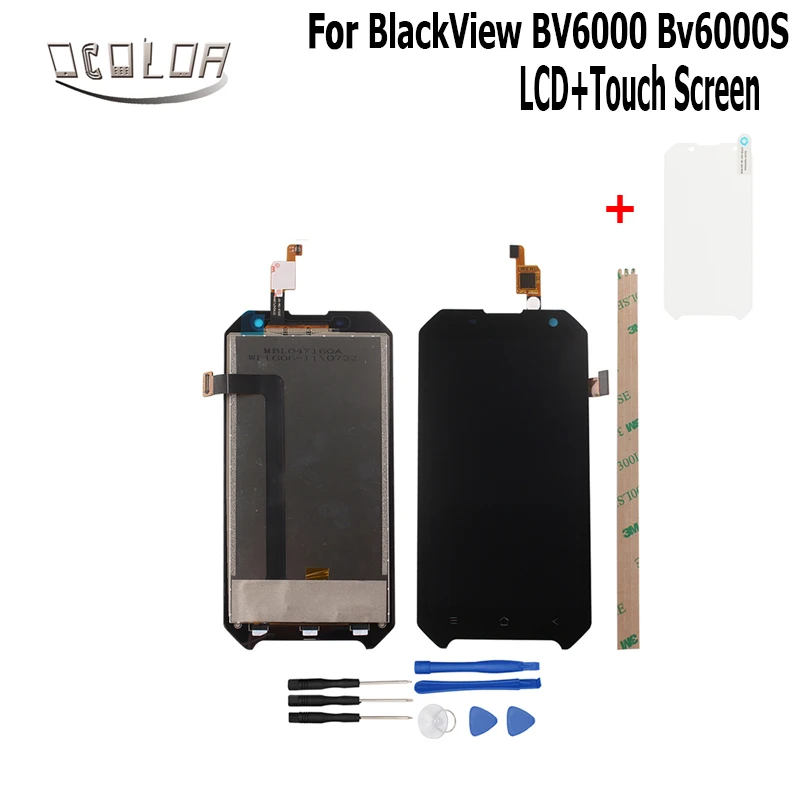 Ocolor для Blackview bv6000 BV6000S lcd + сенсорный экран в сборе Замена инструмент пленка