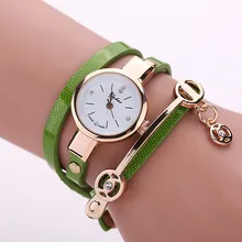 MINHIN Creative Braided Rope Bracelet Watches For Women PU Leather Multi Layers Quartz Wristwatches Pretty Women Dress Watch