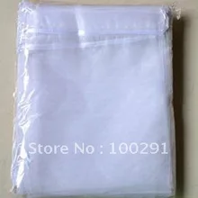 119! 500 шт./лот белый золотые украшения Подарочный мешочек из органзы 24*30 см подарочные пакеты Свадебный мешочек кофе однотонный цвет