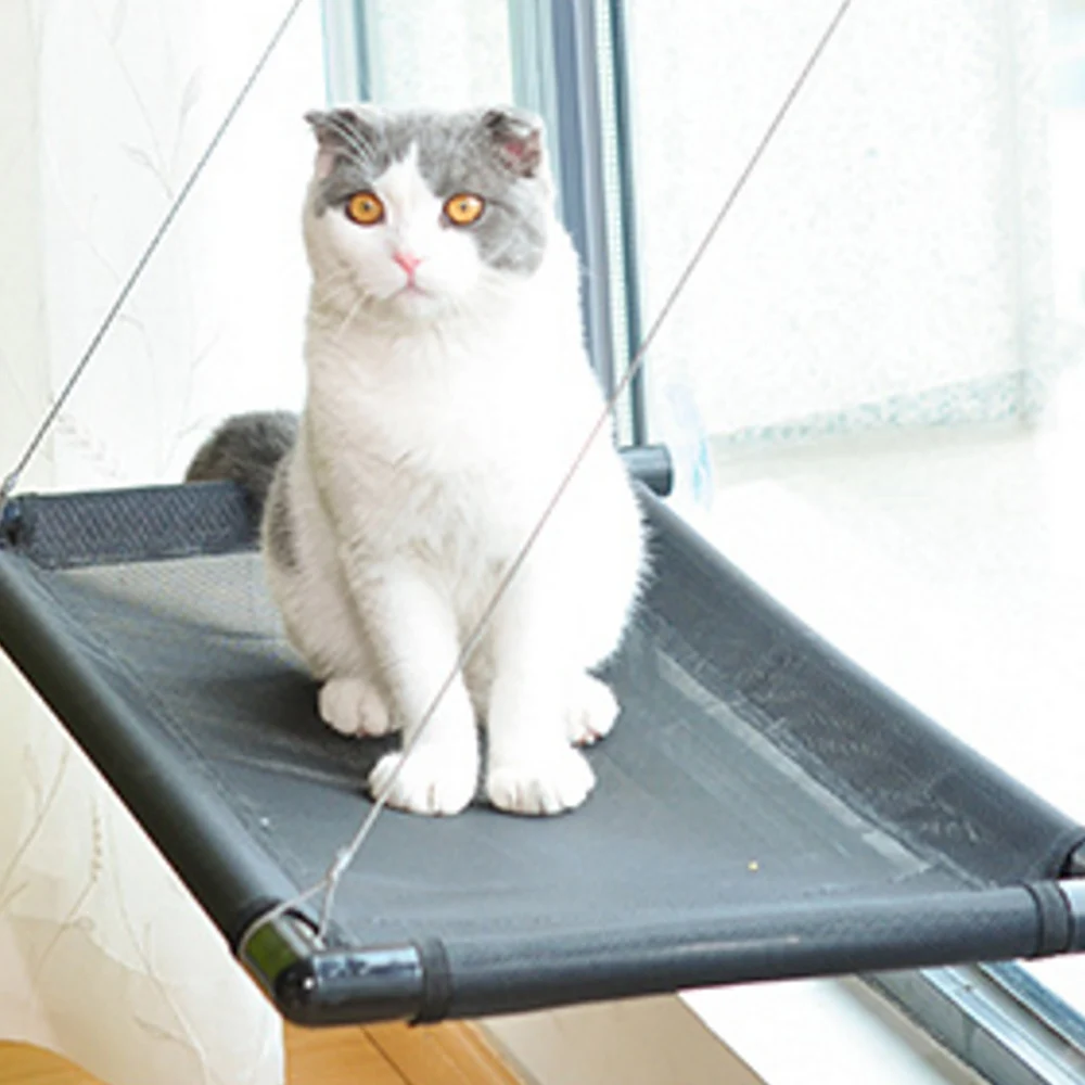 

Cute Pet Hanging Beds Bearing 20kg Cat Sunny Seat Window Mount Pet Cat Hammock Cat Pet Bed Pet Cat Breathable Litter Mat