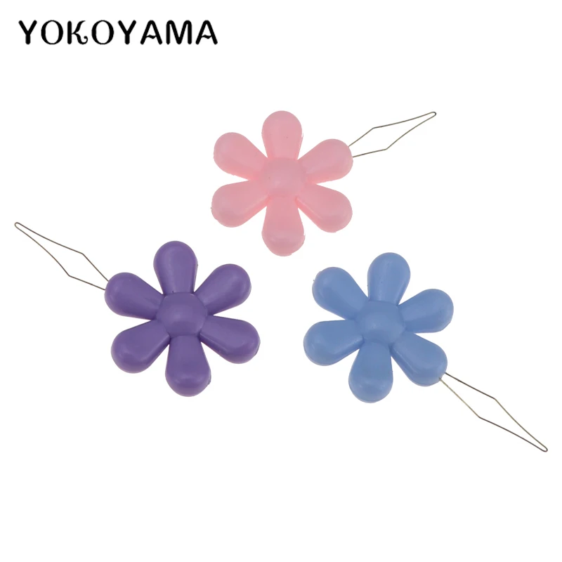 YOKOYAMA 10 шт. для пожилых людей, легкое швейное устройство, Нитевдеватель, Нитевдеватель, инструмент для шитья одежды, рукоделие, в форме цветка, Нитевдеватель