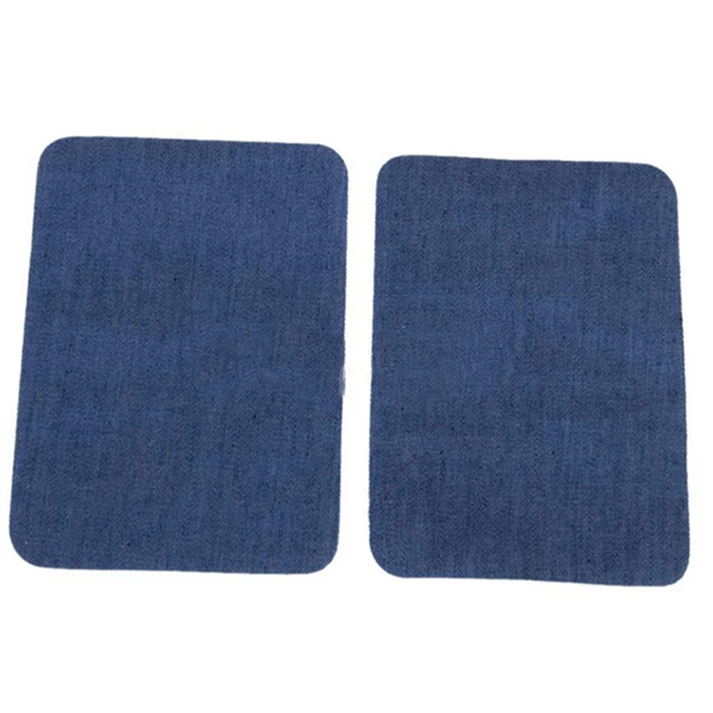 1 Pair Jeans Patch Iron On Patches Repair Elbow Knee Denim For clothes stickers Clothing Sewing Craft | Дом и сад