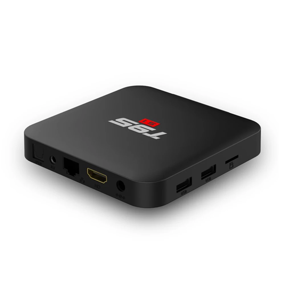 Amlogic S905W четырехъядерный 2G/16G Android 7 1 ТВ приставка WiFi T95 S1 смарт Поддержка HD AV с T2 L