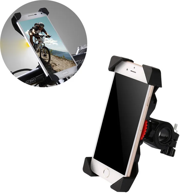 

Non-slip Universal 360 Rotating Bicycle Bike Phone Holder Handlebar Clip Stand Mount Bracket For Smart Mobile Cellphone 30ST04