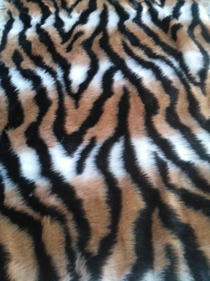 Tecido de pelúcia imitação de leopardo, tecido