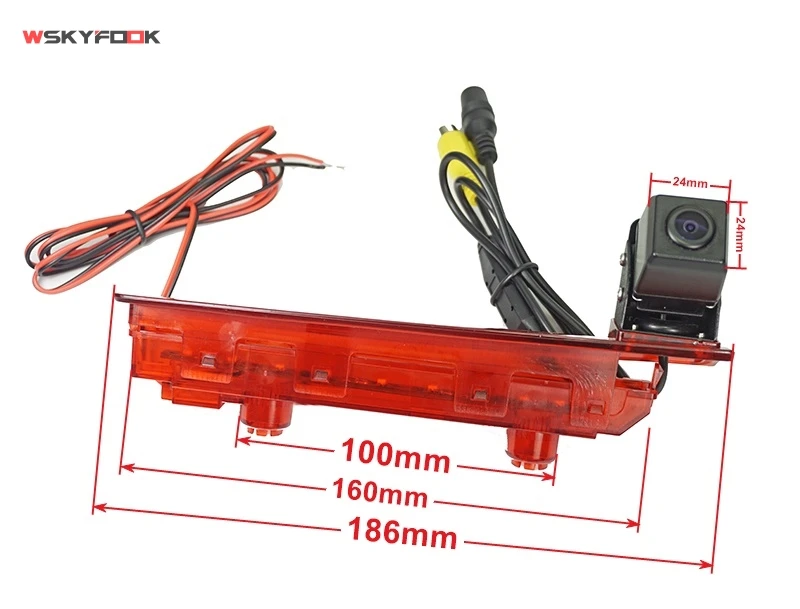 Специальный резервный тормозной светильник ночного видения камера заднего вида для VW T5 T6 IP68 водонепроницаемый