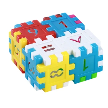 

Baby Blocks Toy Plastic Digital Square Building Blocks Educational Building Blocks Kits Sets For Creativity Desktop Toys Gift