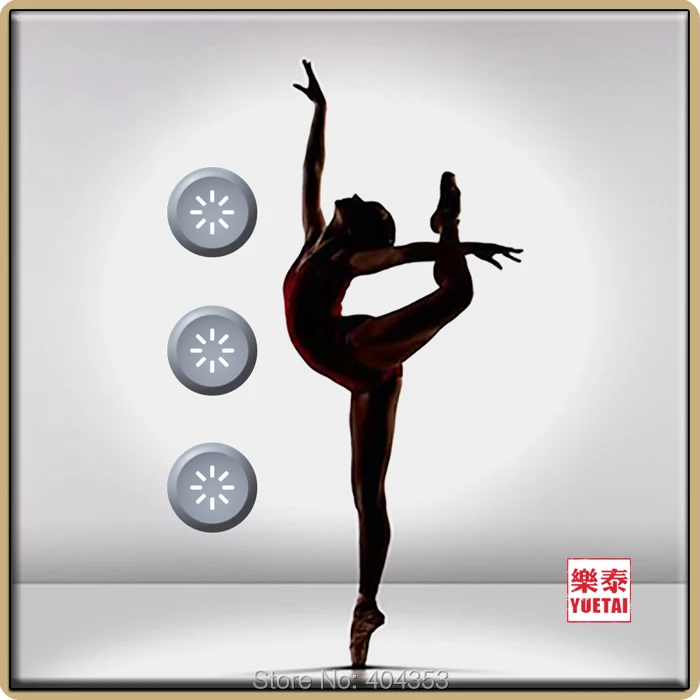 

High quality smart touch screen wall switch with led indicator light