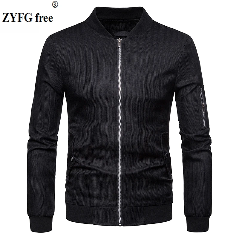 

Cotton and linen blend Jacket Coat Men Fashion 2019 Spring Men's Zipper Sportswear Long Sleeve Outerwear Jacket EU large size