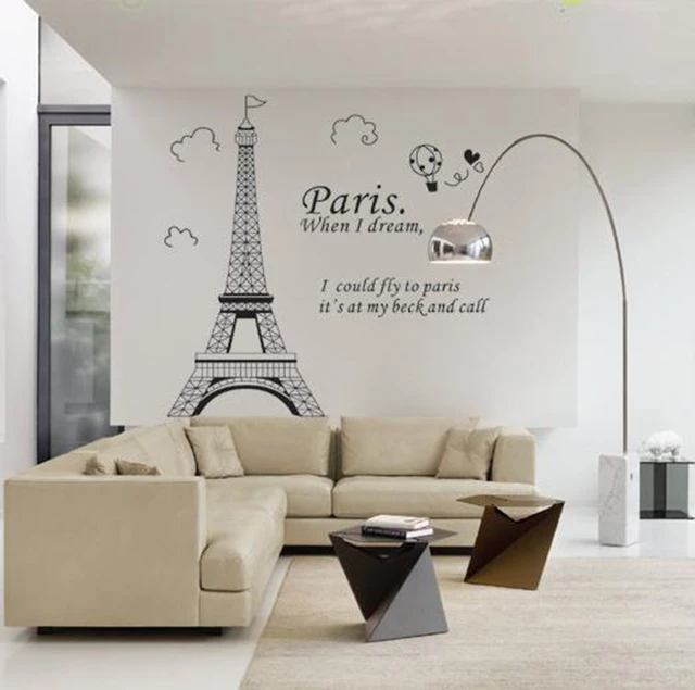 Adesivi murali Parigi La Torre Eiffel Soggiorno camera Da Letto TV ... Adesivi murali Parigi La Torre Eiffel Soggiorno camera Da Letto TV ...