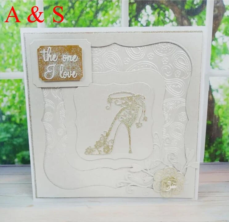  Q53 METAL CUTTING DIES High Heeled Shoes Scrapbook card frame album paper craft wedding invitation  - 32831263555