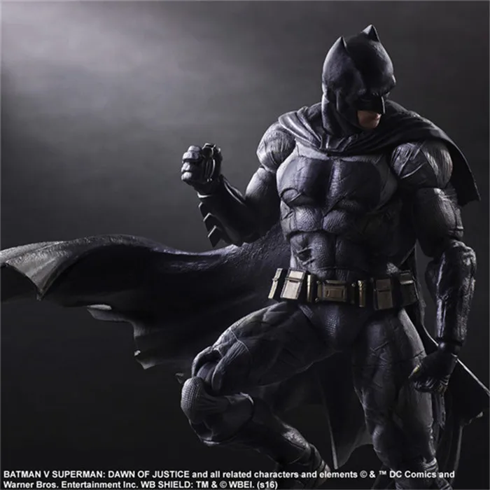 Играть Искусство Лига Справедливости 25 см Бэтмен знак в фильме Бэтмен против Супермена фигурка модель игрушки