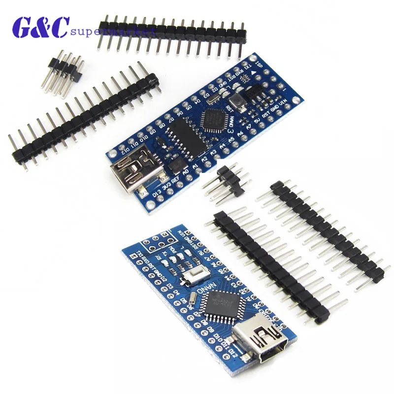 Мини USB Nano V3.0 ATmega328P CH340G 5V 16M плата микроконтроллера для arduino NANO 328P NANO 3,0