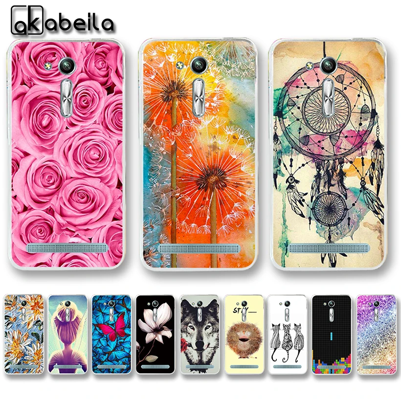 Мягкие чехлы AKABEILA из ТПУ для телефонов Asus Zenfone GO 2 го поколения ZB452KG _ x014d ZB450KL чехол 4
