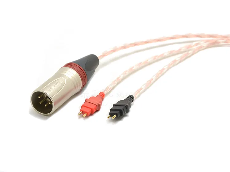 3M 16Cores Silver and Copper Mix Braided Headphone Cable For hd25sp hd600 hd650
