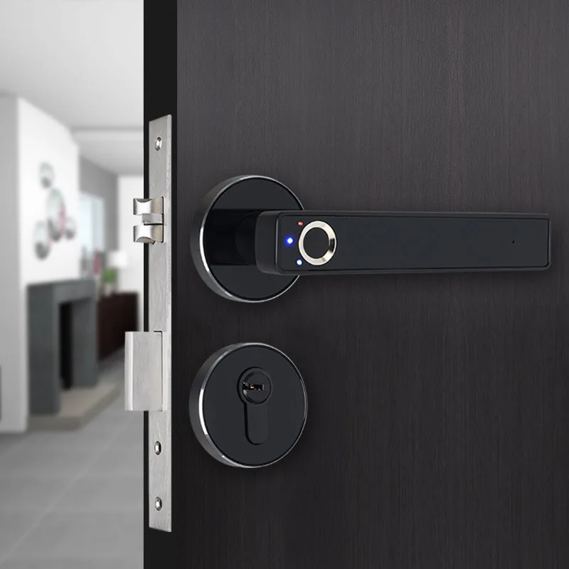  Simple design Intelligent semiconductor Fingerprint Lock Electronic biometric fingerprint Door Lock - 33040902506