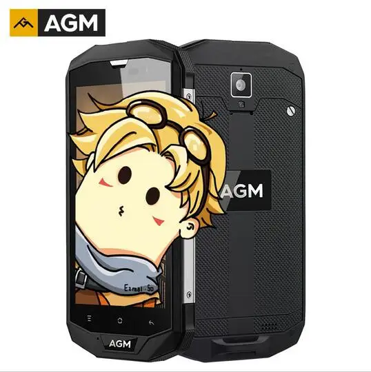 

AGM A8 American version Dustproof IP68 Waterproof Mobile Phone 5.0" 3GB RAM 32GB ROM 13.0MP 4050mAh Android 7.0 Cellphone