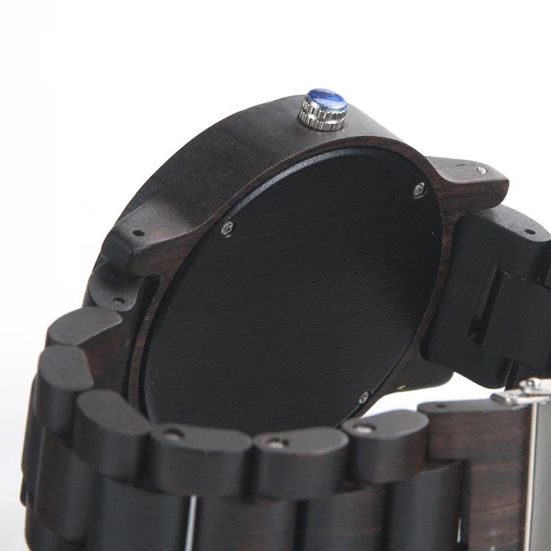 BOBO BIRD Luxury Designer Watches Men Style Wooden Watch Wood Strap Wristwatch with Paper Gift Box relogio masculino Brand Top