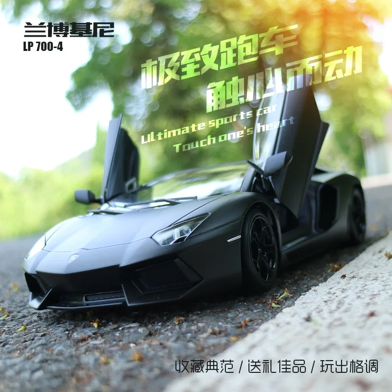 Welly 1:18 Rambo LP700 4 коллекционная спортивная модель автомобиля под давлением детские