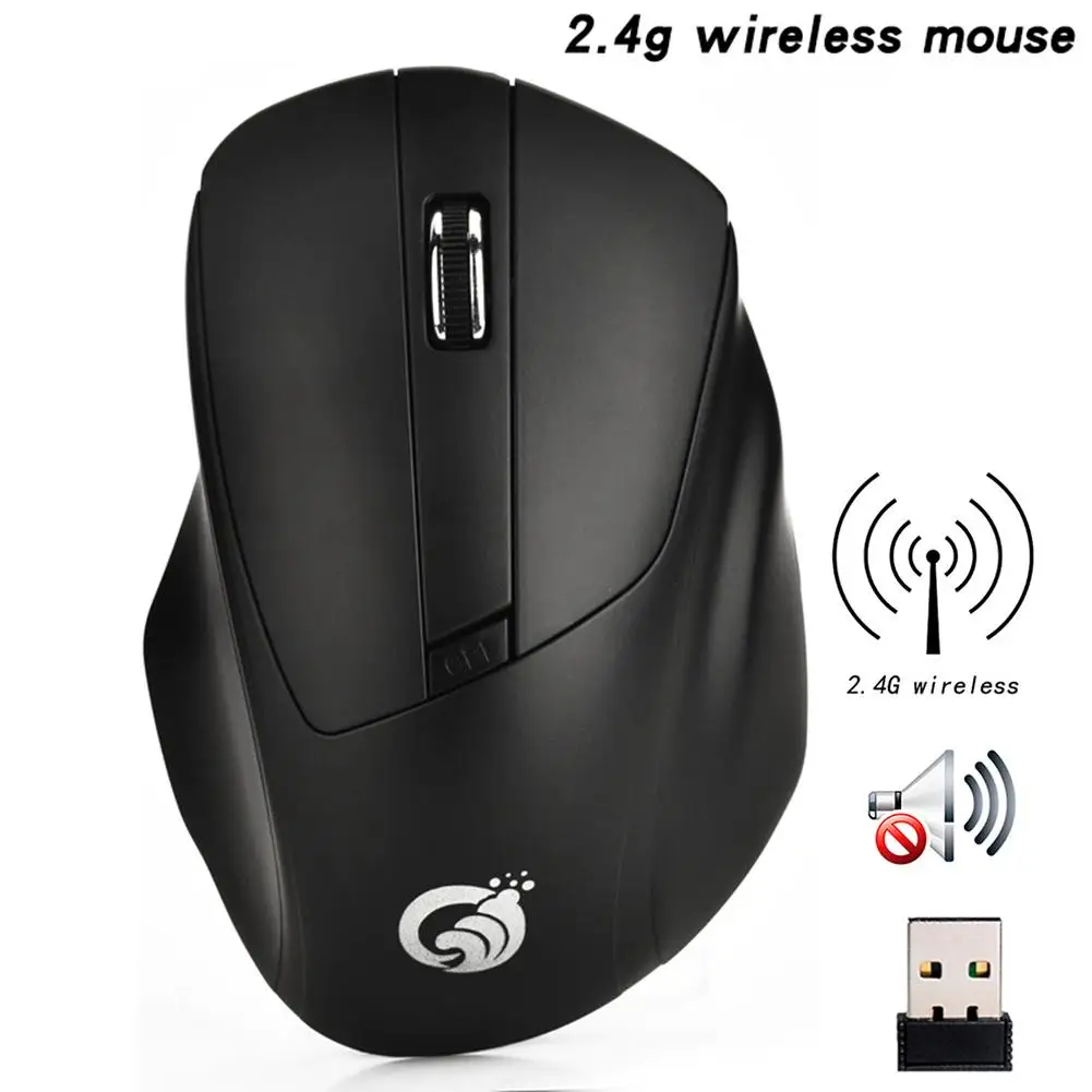 

W11 2.4G Wireless Mouse Ergonomic Mouse 4 Button Laptop Computer Mouse With USB Receiver Gaming Mouse For Windows