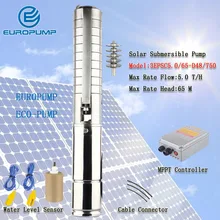 EUROPUMP MODEL(3EPSC5.0/65-D48/750) 1HP Solar submersible water pump/solar powered water pump/solar water pump system EUROPUMP MODEL(3EPSC5.0/65-D48/750) 1HP Solar submersible water pump/solar powered water pump/solar water pump system