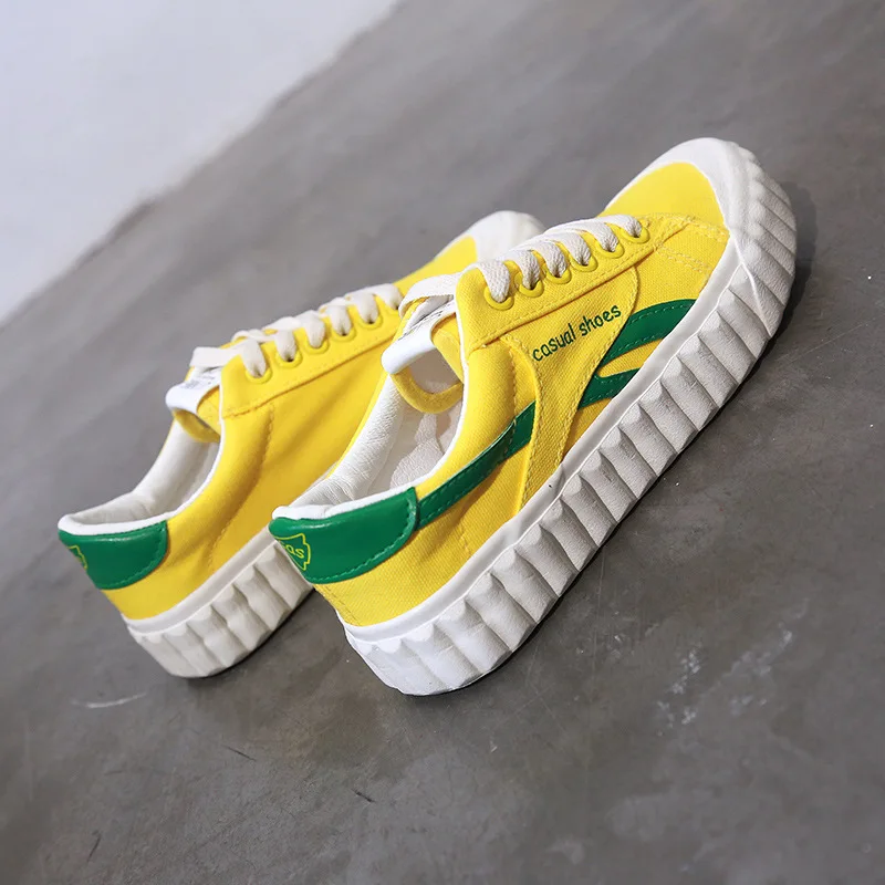 

Women's shoes white canvas shoes Korean casual shoes flat women's shoes 2019 new