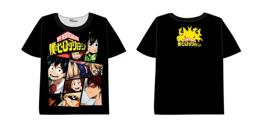 Партия стильная детская футболка для мужчин и женщин с принтом Boku no Hero Academy
