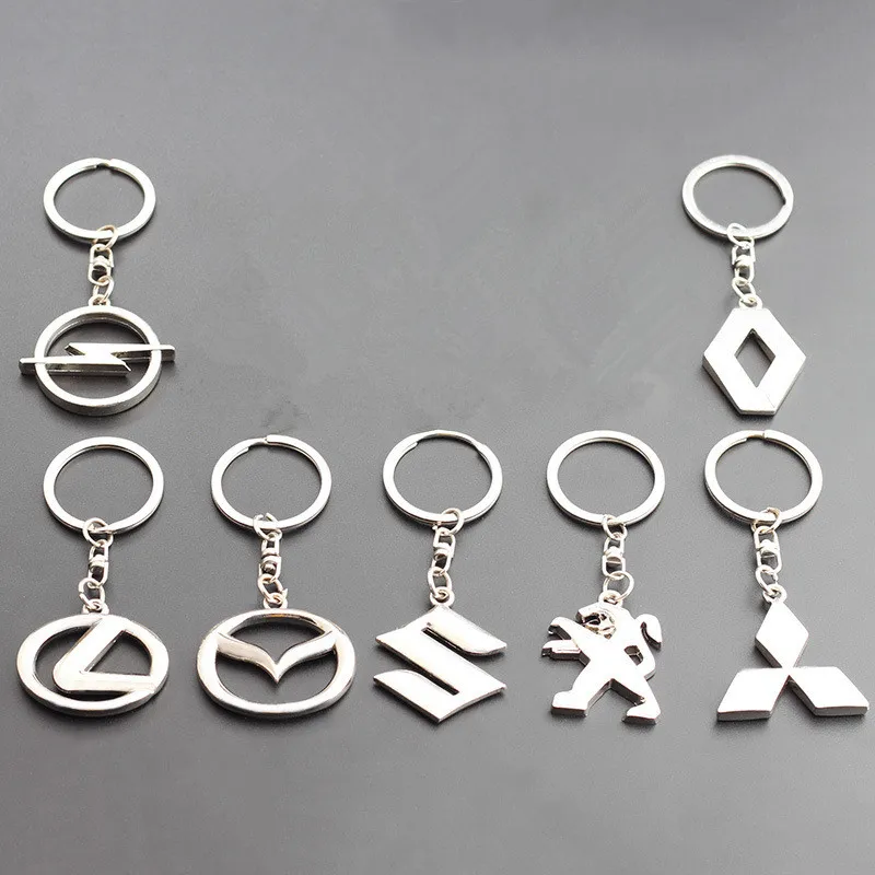 

3D Metal keyring Car Keychain Key Chain Auto Key Rings for Gift Automotive Keyfob Pendant Internal Accessories Car Styling