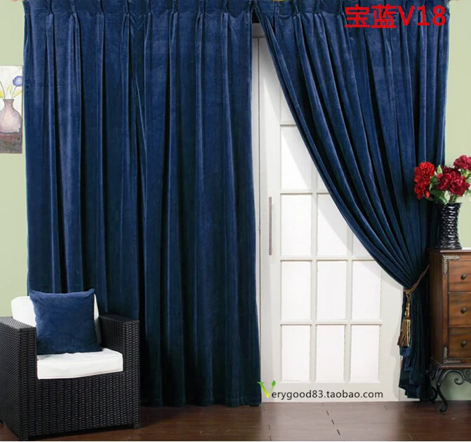 2014 new thick velvet curtains professional 8 10 dB acoustic noise