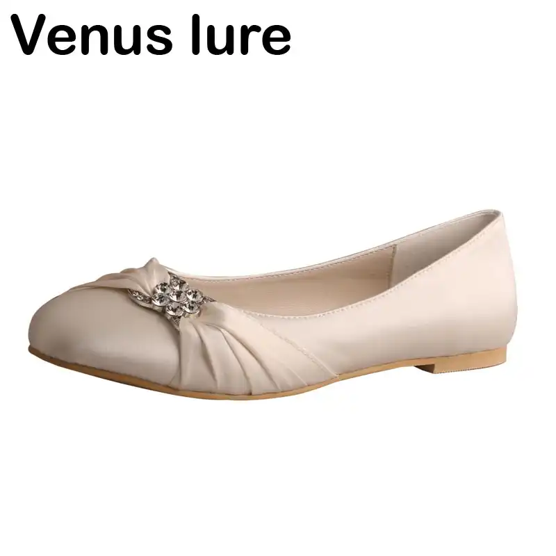 ivory flat shoes