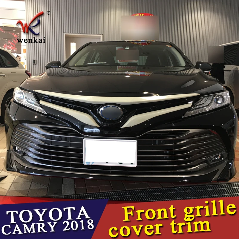 WENKAI ABS хром авто передняя решетка облицовки радиатора для Toyota CAMRY автомобильные аксессуары Стайлинг 1 шт