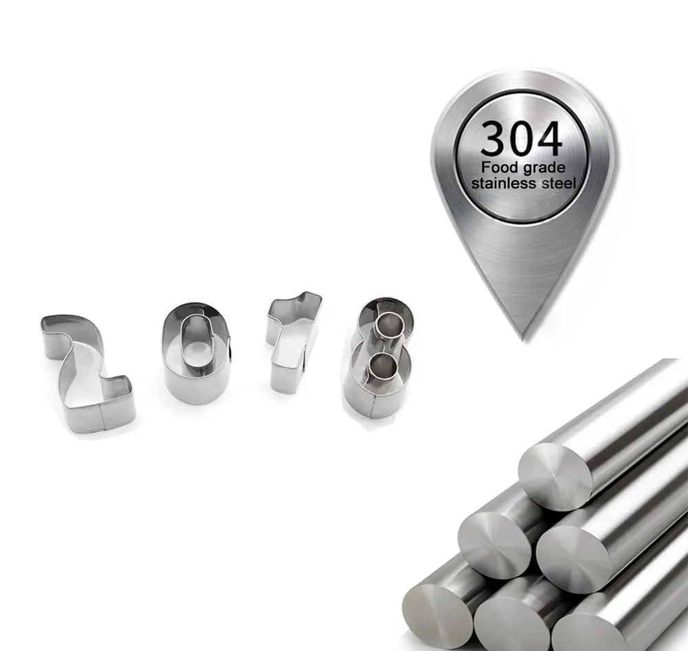 Baking Pastry Tools Stainless Steel Biscuit Cookie Cutter Number Shapes Cookie Mold Pastry Baking Accessories 9pcs (8)
