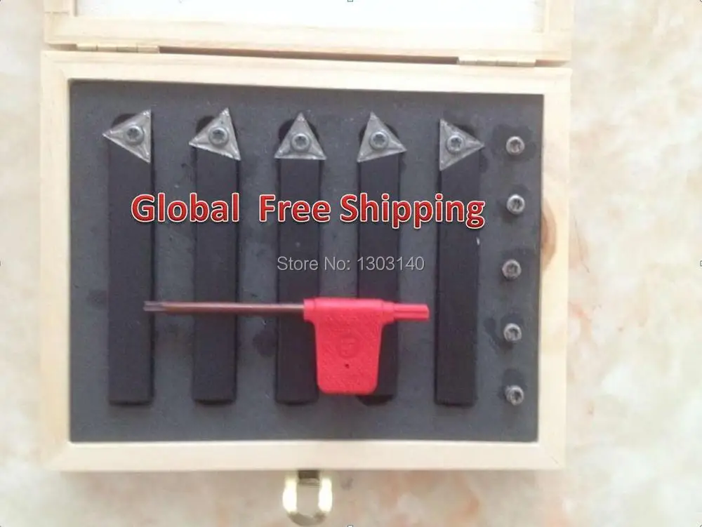 

10mm Metric Indexable Carbide Turning Tools 5pcs 5PCS 10MM