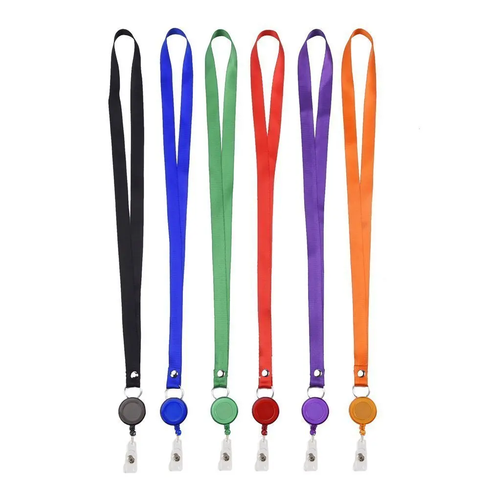 Coolrunner Colorful Retractable Lanyard Neck Strap Band for Business ID