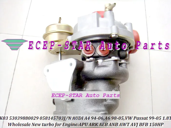K03 53039880029 53039700029 058145703J Turbo Turbocharger For AUDI A4 A6 VW VOLKSWAGEN Passat 1.8T AEB ANB APU AWT AVJ BFB 150HP (15)