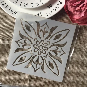 

1Pcs 15cm 5.9" Leaf Flower DIY Layering Stencils Wall Painting Scrapbook Coloring Embossing Album Decorative Paper Card Template
