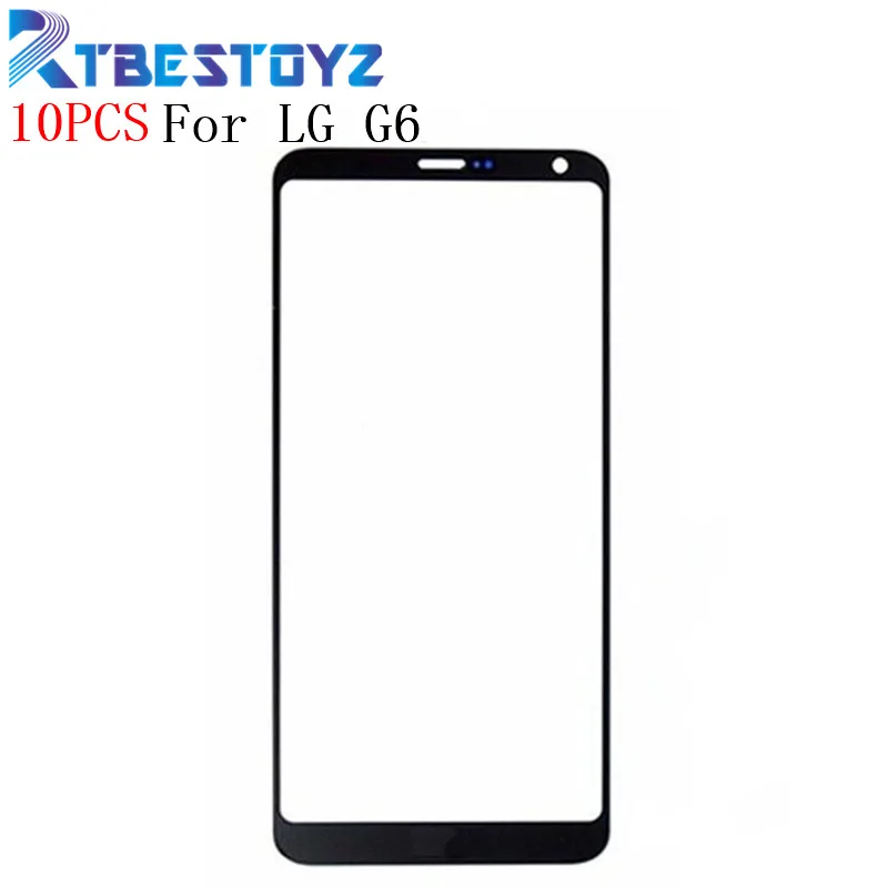 LG G6 H870DS H870 H873 LS993 Reemplazo De Cristal Exterior Frontal Pantalla Táctil Negro