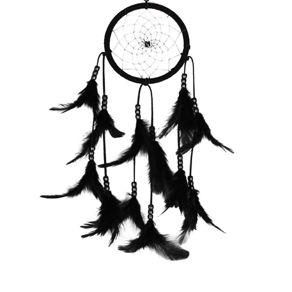 

ISHOWTIENDA Handmade Dream Catcher Feathers Decoration For Wall Hanging Room Home Decor