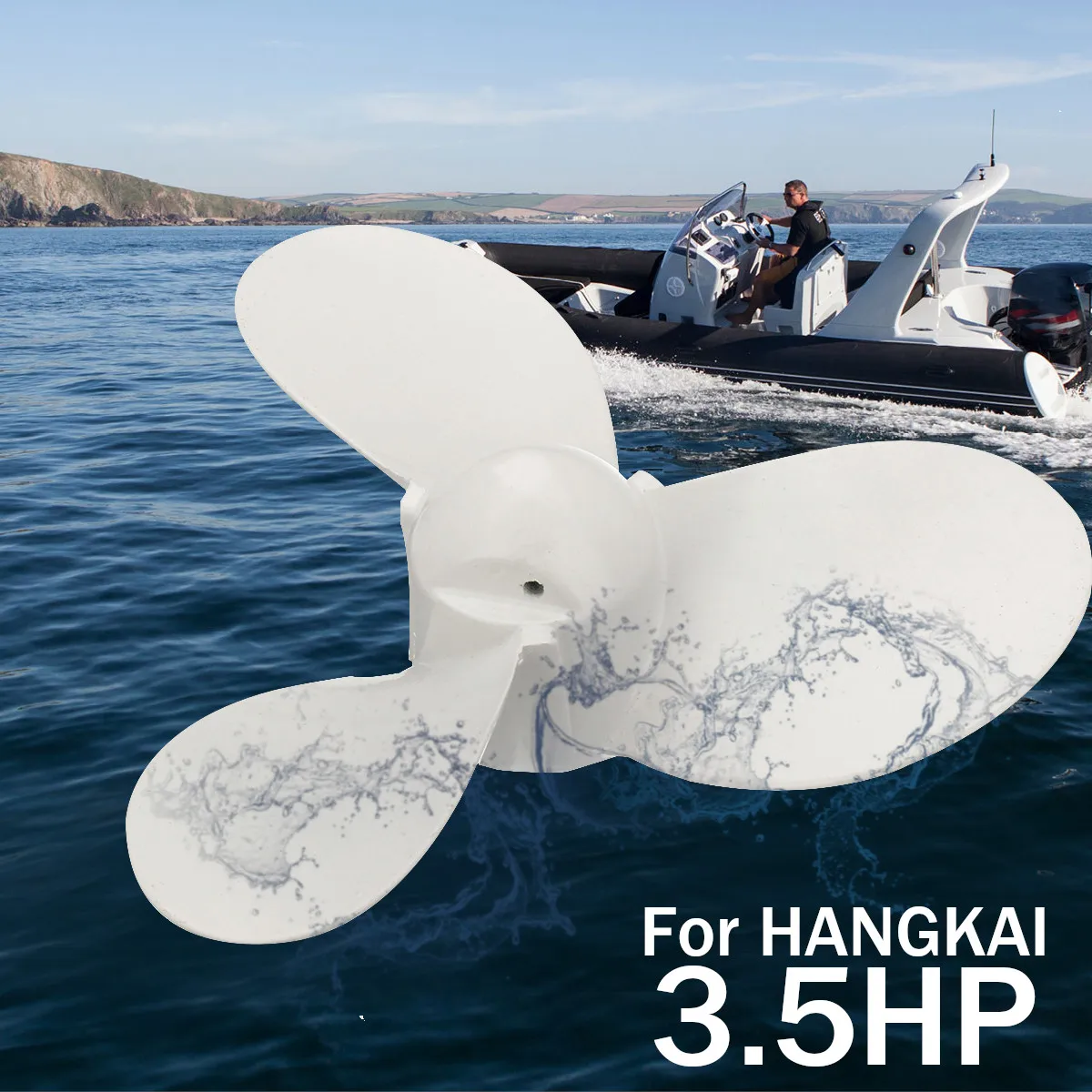 

3.5HP Hangkai Outboard Motor Propeller Aluminum Alloy Propellers Boat Accessories