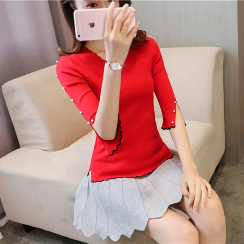 sweater S4848 red-2