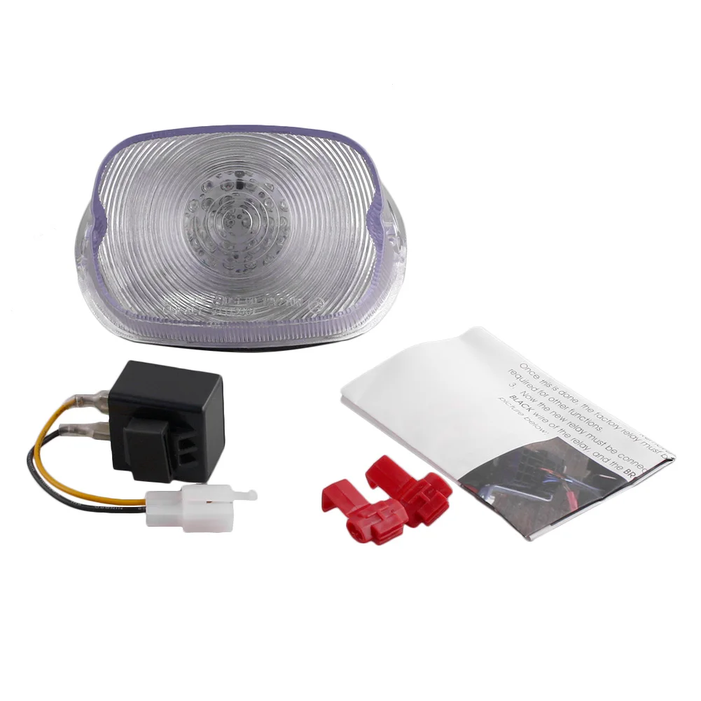 Integrated LED Rear Brake Stop Tail Light Turn Signals Lamp Taillight