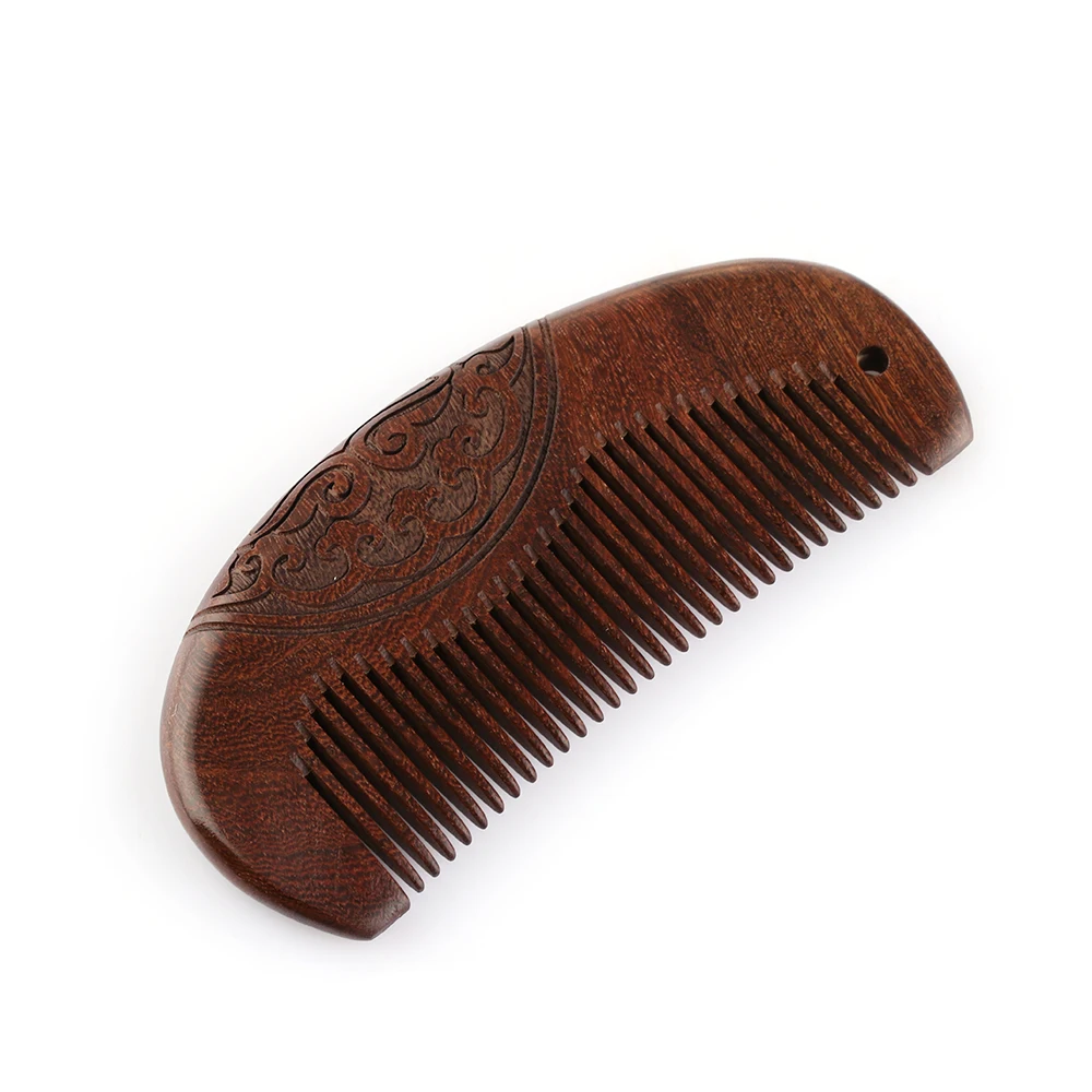

Unisex Beard Pocket Travel Wooden Comb Vintage Sandalwood Anti Static Mustache Comb Hair Styling Hair Care Brush Scalp Massage