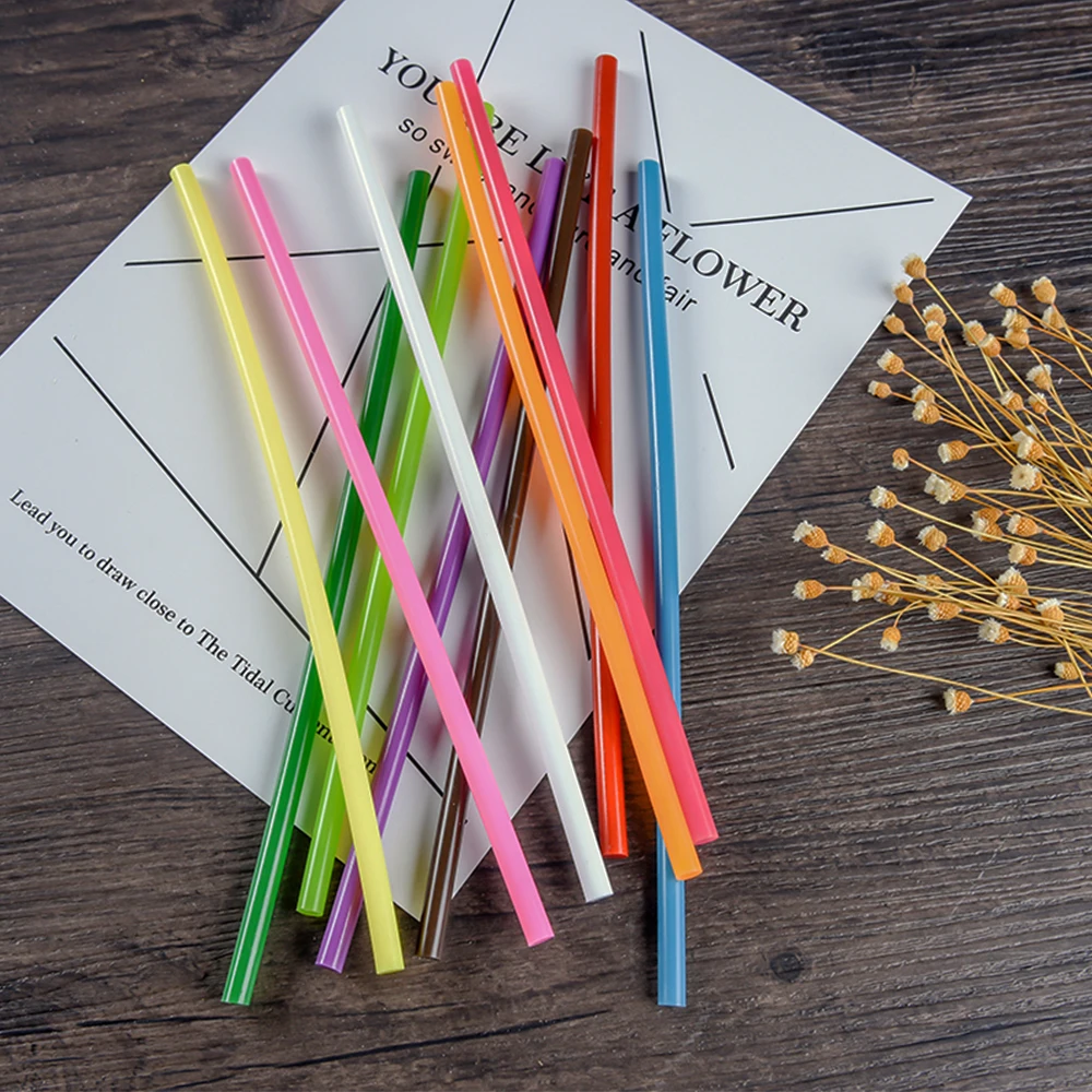 Цветной клей-карандаш 7x250 мм для электрического мини-клеевого пистолета, инструменты для ремонта деревянных альбомов, клей-палочки, карандаш, сделай сам, детская игрушка