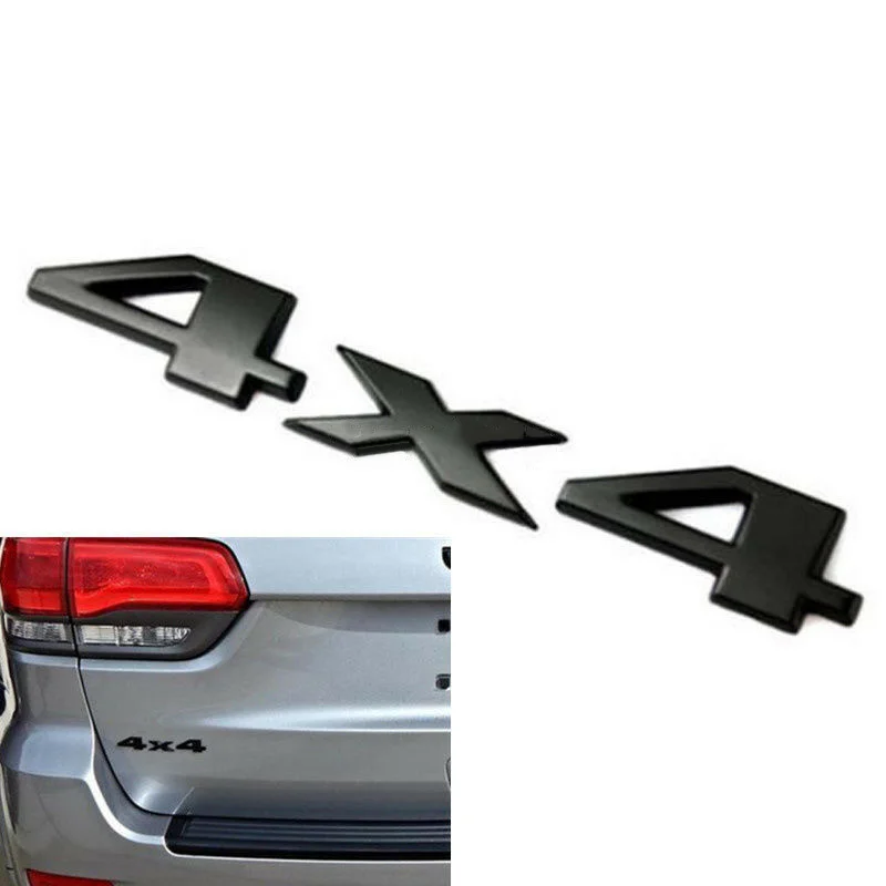 

Decor Decal Car Emblem Decal Badge For Four-wheel Drive Black Sticker Auto Motor ABS 4X4 Sale Latest Universal
