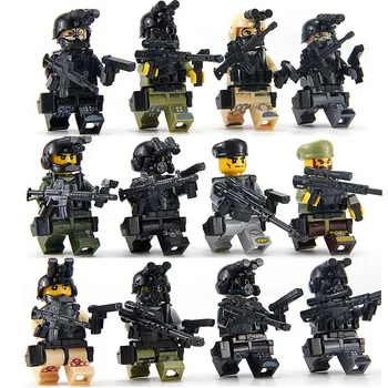 

Special Forces SWAT Modern Military Maze Mini Seats Kids Toy Gifts 12PCS