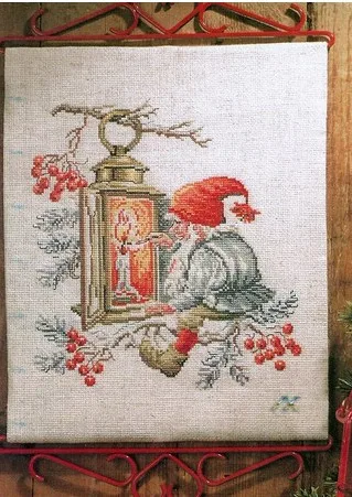 Высокое качество красивый прекрасный Счетный крест комплект Санта на Вишневое дерево светильник огонь свеча Рождество отец - Цвет: Белый