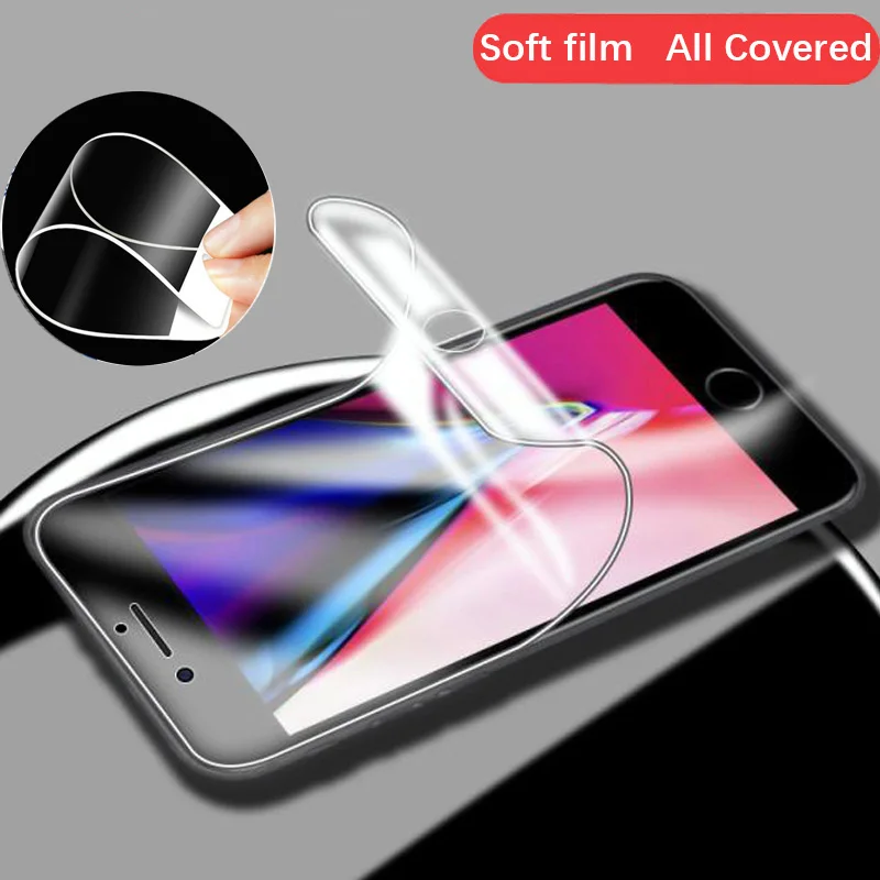 

5PCS For OPPO F1S F3 F5 F7 F9 F11Pro K1 K3 mobile phone tempered film full screen cover silk screen soft film flexible glass HD