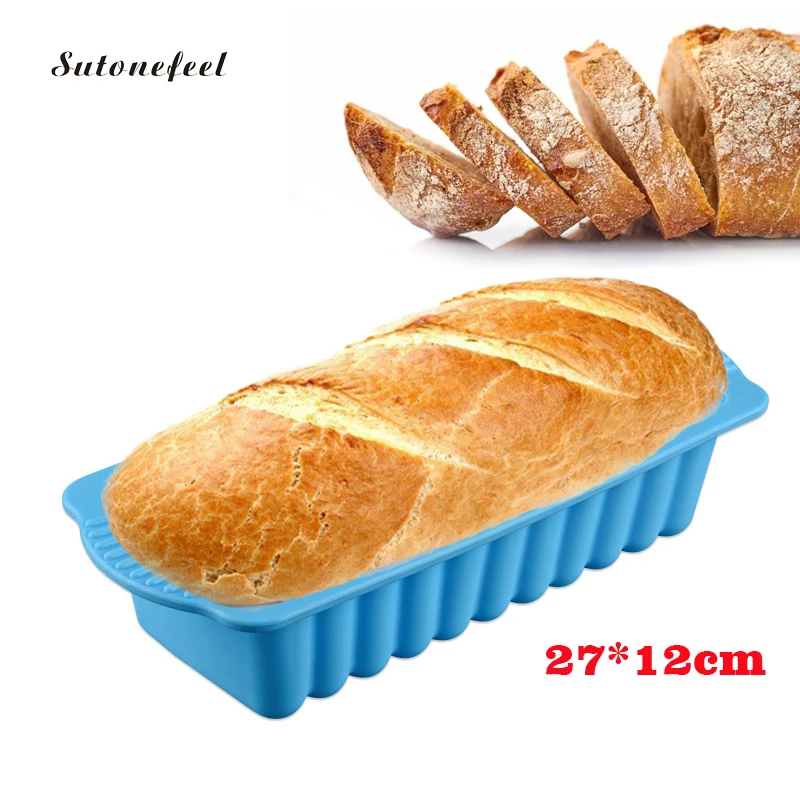 Food Grade Silicone Toast Mold Baguette Bread Maker for Breakfast Cake ...