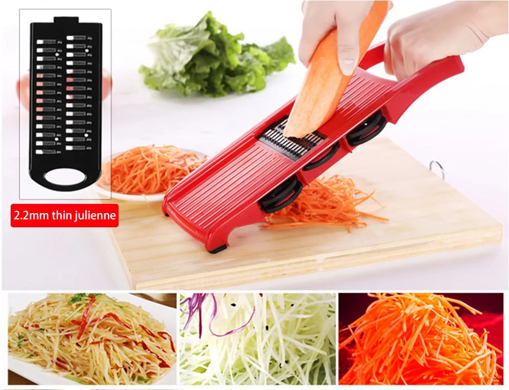 Многофункциональная ручная овощерезка Mandolin Slicer терка для картофеля машина